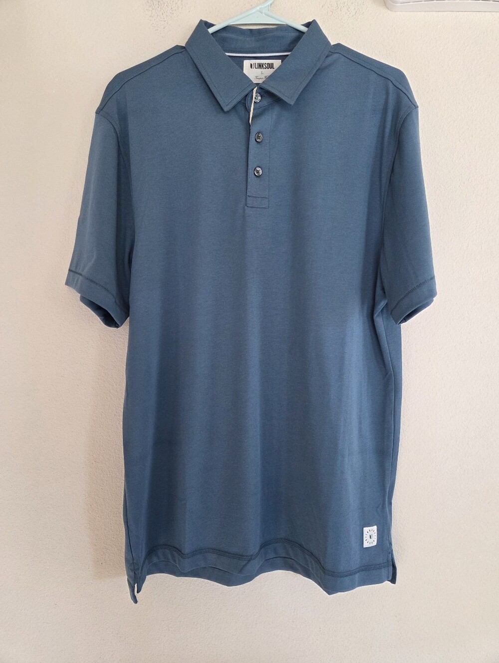 Linksoul Mens Aldo Polo Shirt Size Large NWT Stargazer
